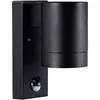 Image de Nordlux - Applique Murale Tin Maxi Sensor Métal Noir, H.16 - Ip54 - Gu10 / Extérieur