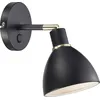 Image de Nordlux Applique murale Ray, noir, IP20, 63191003