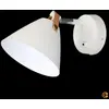 Image de Applique Strap Lampe de lecture Ø 16,5 cm Blanc/cuir