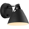 Image de Strap Applique Lampe de lecture Ø 16,5 cm Noir/cuir