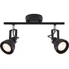 Image de Nordlux Spot ASLAK 2 bras noir ; 45730103
