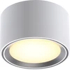 Image de Nordlux LED luminaire apparent Fallon blanc anneau en acier brossé 100 mm