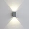 Image de Nordlux LED Lampe murale d'extérieur Canto Kubi 2 IP44 Gris 49711010