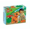 Image de Lego Ville Duplo 5632 Bébé tigre avec sa soigneuse - Zoo : tigre, lion, bébé