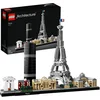 Image de LEGO 21044 Architecture Paris, kit de construction avec tour Eiffel et maquette du Louvre