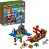 Image de LEGO 21152 Minecraft L'aventure du bateau pirate, set de construction