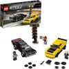 Image de LEGO 75893 Speed Champions 2018 Dodge Challenger SRT Demon et 1970 Dodge Charger R/T Set de construction, voiture de rallye, véhicules jouets pour enfants