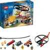 Image de LEGO 60248 City Intervention avec l'hélicoptère des pompiers, jouet volant de pompiers à partir de 5 ans, set avec hélicoptère et quad