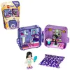 Image de LEGO Friends, Cube de jeu d'Emma Photo Studio série 1, Mini ensemble de jeu à collectionner, étui de voyage portable, 91 pièces, 41404 en occasion ou reconditionné
