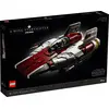 Image de LEGO 75275 Star Wars A-wing Starfighter Set pour adultes, article de fan, pièce de collection, vaisseau spatial avec minifigure et panneau d'information