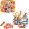 Image de LEGO 41907 DOTS Porte-crayons avec tiroir, organisateur de bureau, décoration de chambre d'enfant, activités manuelles pour enfants