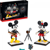 Image de LEGO 43179 Disney Mickey Mouse et Minnie Mouse comme figurines à construire, projet DIY, set de construction pour adultes à construire et à exposer