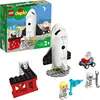 Image de LEGO 10944 DUPLO Spaceshuttle Space Mission, jouet-fusée avec briques pour les jeunes enfants de 2 ans et plus, avec figurines d'astronautes