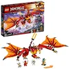 Image de LEGO 71753 Ninjago L’Attaque du Dragon de feu avec Mini Figurines Kai, Zane et NYA - Jouet Enfant 8 Ans en occasion ou reconditionné