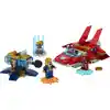 Image de LEGO 76170 Marvel Avengers Iron Man vs. Thanos avec jet et 2 figurines de super-héros, jouet à partir de 4 ans