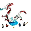 Image de LEGO 76177 Marvel Mesure de force dans le village antique Set avec dragons et 4 super-héros comme minifigures, Jouets dès 8 ans