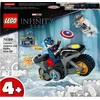 Image de LEGO® 76189 LEGO® Marvel 76189 Duell zwischen Captain America und Hydra Bausatz