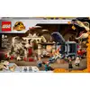 Image de LEGO Jurassic World 76948 - T. Rex & Atrociraptor avec Marché et Camion Transporteur, 4 Minifigurines - Neuf