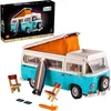 Image de LEGO 10279 Icons Volkswagen T2 Campingbus VW-Bus avec détails iconiques, kit de construction classique Camper, cadeau pour adultes