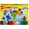 Image de LEGO 11015 Classic Un tour du monde en briques, jouet pour jeunes enfants de 4 ans et plus avec briques et animaux constructibles
