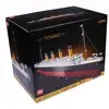 Image de LEGO Icons Le Titanic 10294 Ensemble Briques 1:200 9090 Pièces Modèle Navire 3 Sections avec Support Noir - Neuf