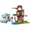 Image de LEGO 41445 Friends Véhicule de secours aux animaux Voiture jouet avec mini poupées Olivia et Emma