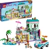 Image de LEGO 41693 Friends Maison de plage des surfeurs Jouets pour filles et garçons à partir de 6 ans, maison de poupées avec mini-poupées