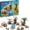 Image de LEGO 60307 Camp de sauvetage d'animaux sauvages City, bateau Jouet avec figurines d'animaux à partir de 5 ans