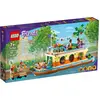 Image de LEGO 41702 Friends Bateau maison, bateau jouet pour garçons et filles à partir de 7 ans avec jardin, 4 mini-poupées et figurine d'animal, cadeau inspiré de la nature