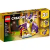 Image de LEGO 31125 Creator Créatures mythiques de la forêt 3 en 1 : Lièvre - hibou - écureuil