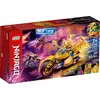 Image de LEGO 71768 NINJAGO La moto du dragon d'or de Jay, set avec la mini-figurine de Jay et les figurines du dragon et du serpent, jouet pour enfants à partir de 7 ans