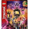 Image de LEGO 71771 NINJAGO Le temple du roi de cristal, set de jeu avec les minifigurines Cole, Zane, Kai et Jay, jouet d'action pour enfants à partir de 8 ans