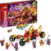 Image de LEGO 71773 NINJAGO Kais Gold Dragon Raider Set, avec voiture et moto jouet incluant Kai et une figurine Cole Legacy dorée, jouet pour enfants à partir de 8 ans