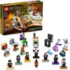 Image de LEGO 76404 Harry Potter Calendrier de l'Avent 2022 avec jeu de société, 7 minifigures, scènes de films et accessoires de jouets, cadeau magique précoce pour Noël