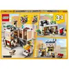 Image de LEGO 31131 Creator Magasin de nouilles, magasin de vélos et salle de jeux, 3en1