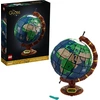 Image de LEGO Ideas Ensemble globe terrestre pour adultes, globe terrestre 3D à bricoler, modèle vintage comme home déco ou décoration de chambre 21332