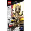 Image de 76217 LEGO Marvel Super Heroes : Bébé Groot, le personnage adoré - Neuf