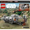 Image de LEGO 75321 Star Wars Razor Crest Microfighter avec canonnière mandalorienne & figurine mandalorienne, ensemble de jouets créatifs pour enfants de 6 ans et plus