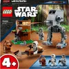 Image de LEGO 75332 Star Wars AT-ST avec les minifigurines Ewok Wicket et Scout Trooper