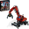 Image de LEGO 42144 Technic Pelle de manutention modèle réduit, ensemble de jouets mécaniques, fonctions manuelles et pneumatiques, véhicule de construction grue, jouet éducatif