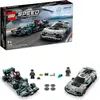 Image de LEGO Speed Champions Mercedes-AMG F1 W12 E Performance & Mercedes-AMG Project One, kit pour 2 voitures de course, modèles réduits pour enfants 76909