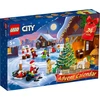 Image de LEGO 60352 City Calendrier de l'Avent 2022 Jouet de Noël avec mini-figurine du Père Noël et tapis de jeu festif, cadeau de Noël précoce pour les enfants