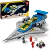 Image de LEGO 10497 Vaisseau spatial d'exploration Icons, modèle de vaisseau spatial pour le 90e anniversaire, édition collector, set spatial avec figurines d'astronautes, idée cadeau
