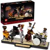 Image de LEGO Ideas Quatuor de jazz, set pour adultes, cadeau pour les amateurs de musique avec figurines de groupes et piano, contrebasse, trompette & batterie 21334