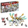 Image de LEGO Ninjago La Créature Dragon de Glace de Zane, 2-en-1, Figurine de Dragon et 5 Minifigurines, Kit de Construction de Maquettes, Jouet pour Enfants 71786 en occasion ou reconditionné