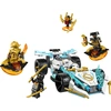Image de LEGO 71791 NINJAGO Voiture de course Spinjitzu du pouvoir du dragon de Zane, jouet pour enfants à partir de 7 ans, garçons & filles, kit de véhicule avec fonction spinning et 4 minifigures