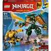 Image de LEGO 71794 NINJAGO Méchas d'entraînement ninja de Lloyd et Arin Set avec 2 figurines à combiner et 5 minifigures, set de combat ninja, cadeau pour enfants