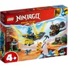 Image de LEGO® Ninjago® 71798 Nya et Arin en lutte contre un bébé dragon