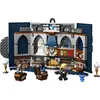 Image de LEGO 76411 Harry Potter Bannière de maison Ravenclaw, Armoiries de Poudlard, Jouet de salle commune de château ou présentoir mural avec mini figurine de Luna Lovegood, Jouet de voyage à collectionner