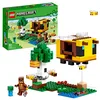 Image de LEGO 21241 Minecraft La Cabane Abeille, Jouet de Construction, Ferme avec Maison à Construire, Zombie et Figurines d'animaux, Cadeau Anniversaire Enfants en occasion ou reconditionné